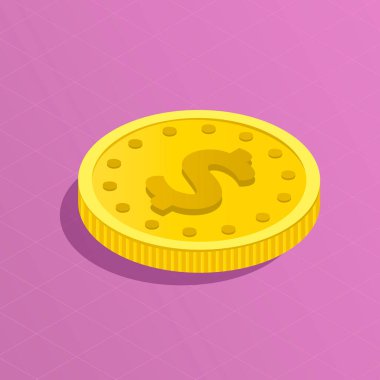 Bir yığın altın sikke. Birkaç yığın