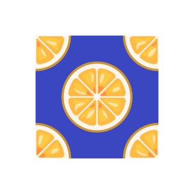 Parlak bir arka planda limonsuz desen