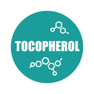 Ürün etiketi için tocopherol içeriği reklamı