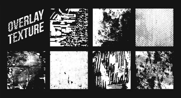 Designer banner overlay texture, vector illustration. Old scratched background