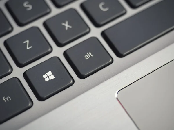 Galati Rumänien März 2022 Windows Key Auf Einer Neuen Laptop — Stockfoto