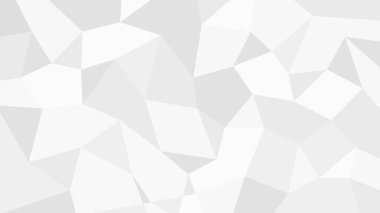 Soyut modern çokgen arkaplan. Beyaz ve gri geometrik doku. vektör sanat illüstrasyonu 