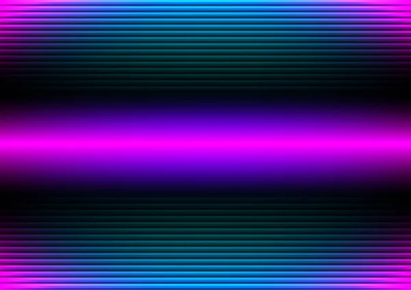 Abstrakte Blaue Linie Hintergrund Neon Licht Digitaltechnologie Vektor Art Illustration — Stockvektor