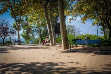 Madrid Dağı Parkı, İspanya. Fotoğraf 26 Eylül 2021.