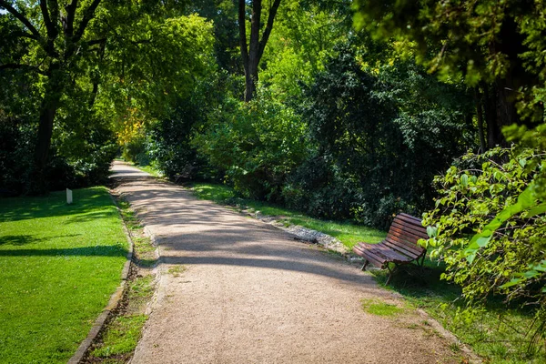 Madridi Királyi Palota Park Kép Készült Szeptember 2021 — Stock Fotó