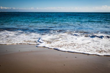 Wave. Closeup macro shot of sea ocean wave.