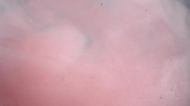 Pembe sis ve renkli duman bulutları. Duman patlamasının renkli soyut animasyonu. Görüntüyü kapat