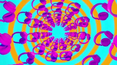 Kulaklık Tüneli Işığı, mimari filmler için sinema ve iç mekan için sinema görüntüleridir. Sahne, başlık ve logolar için de iyi bir geçmiş..