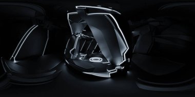 360 derece tam panorama ortamı haritası. Ürün sunumu ışık standı 3d görüntü hdri hdr vr sanal gerçekliği