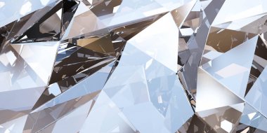 soyut cam yansımaları teknoloji arkaplan görselleştirme 3d resimleme