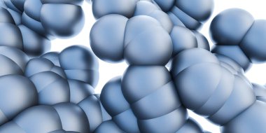 koyu soyut top küresi görselleştirme arkaplan 3d resimleme