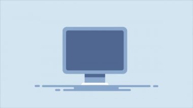 2d ekommerce web sitesi pazarlama, çevrimiçi sipariş, güvenli kredi kartı ödemeli dijital bankacılık. 4k video klibi, İnternet iş iletişimi.