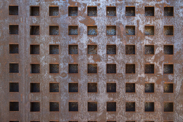 Rusty squares textured for design background