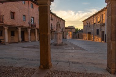 El Burgo de Osma a medieval town famous for its wall and cathedral (Soria, Spain)
