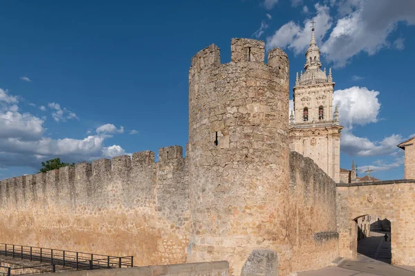 Burgo Osma Medieval Town Famous Its Wall Cathedral Soria Spain —  Fotos de Stock