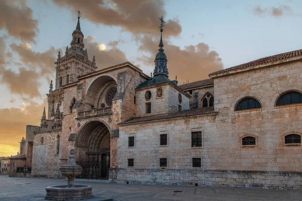 Burgo Osma Medieval Town Famous Its Wall Cathedral Soria Spain — Fotografia de Stock