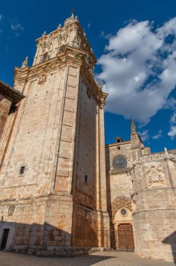 El Burgo de Osma a medieval town famous for its wall and cathedral (Soria, Spain)