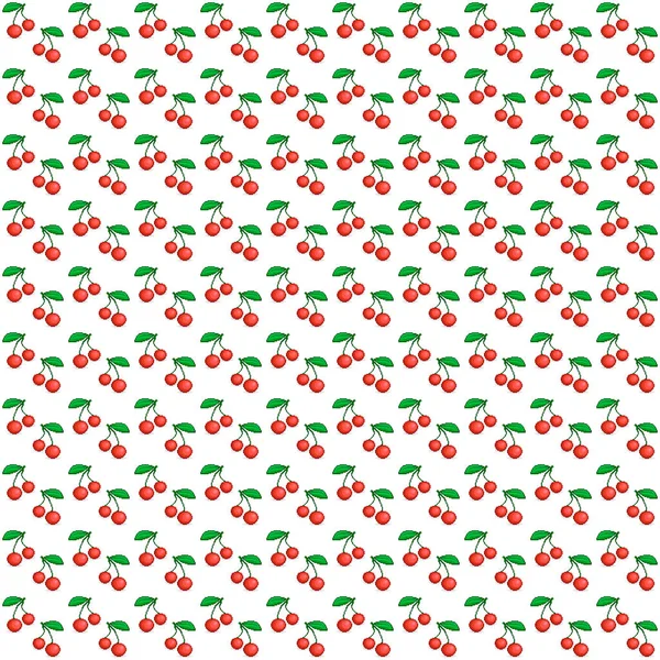 Colorful Simple Vector Pixel Art Seamless Pattern Cartoon Pair Red — 图库矢量图片