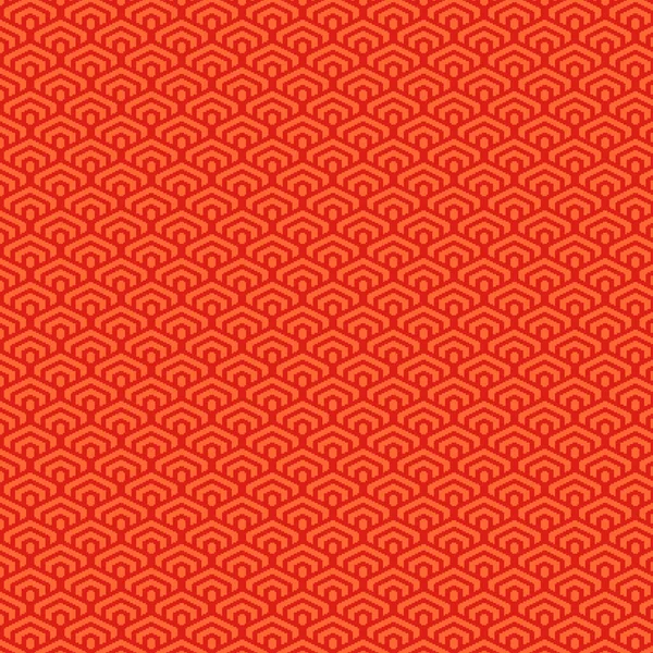 Простой Векторный Пиксельный Арт Красный Бесшовный Рисунок Минималистичного Геометрического Чешуйчатого — стоковый вектор