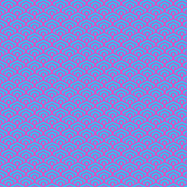 Japon tarzı minimalist geometrik pullu altıgen desenli basit vektör pikseli pembe ve mavi pürüzsüz desen