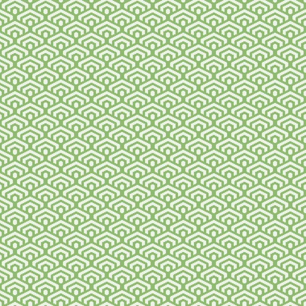 Colorful Simple Vector Pixel Art Olivine Light Green Seamless Pattern — Stock Vector