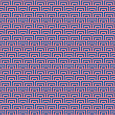 Renkli basit vektör pikseli resim minimalist orta İran mavisi ve lale rengi geometrik soyut tuğla duvar pullu kare deseni Japon tarzı