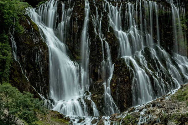 Beautiful Cascade Waterfalls Aladagla National Park Kapuzbashi Waterfalls Turkey Stock Picture
