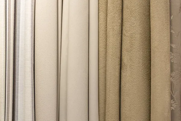 Conjunto de telas pasteles densas de textura uniforme. — Foto de Stock