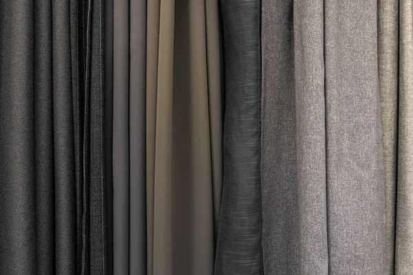 Conjunto de tejidos densos grises de textura uniforme. — Foto de Stock