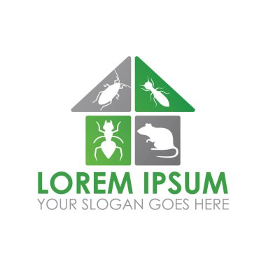 ev böceği zehirli vektör logosu