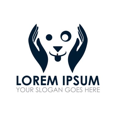 Hayvan bakımı vektörü, hayvan kliniği logosu