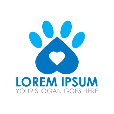 hayvan bakımı vektörü, veteriner logosu