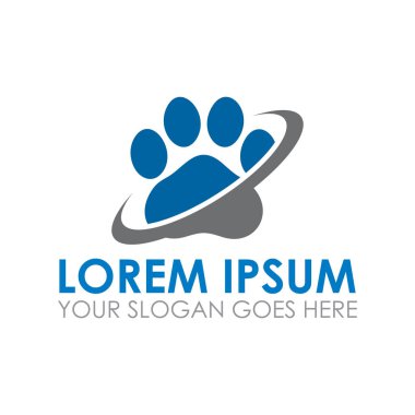 hayvan bakımı vektörü, veteriner logosu