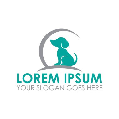 hayvan bakımı vektörü, veteriner logosu