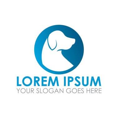 Hayvan bakımı vektörü, hayvan dükkanı logosu