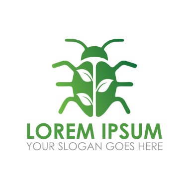 haşere kontrol vektörü, doğa haşere logosu