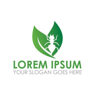 haşere kontrol vektörü, doğa haşere logosu