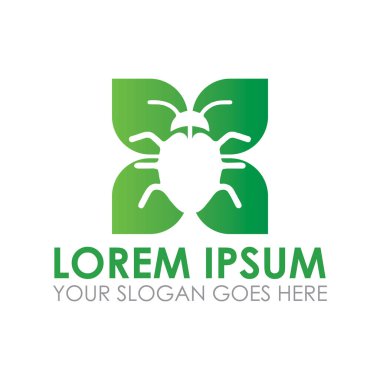 haşere kontrol vektörü, doğa haşere logosu