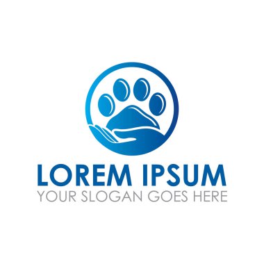 Hayvan bakımı vektörü, hayvan logosu