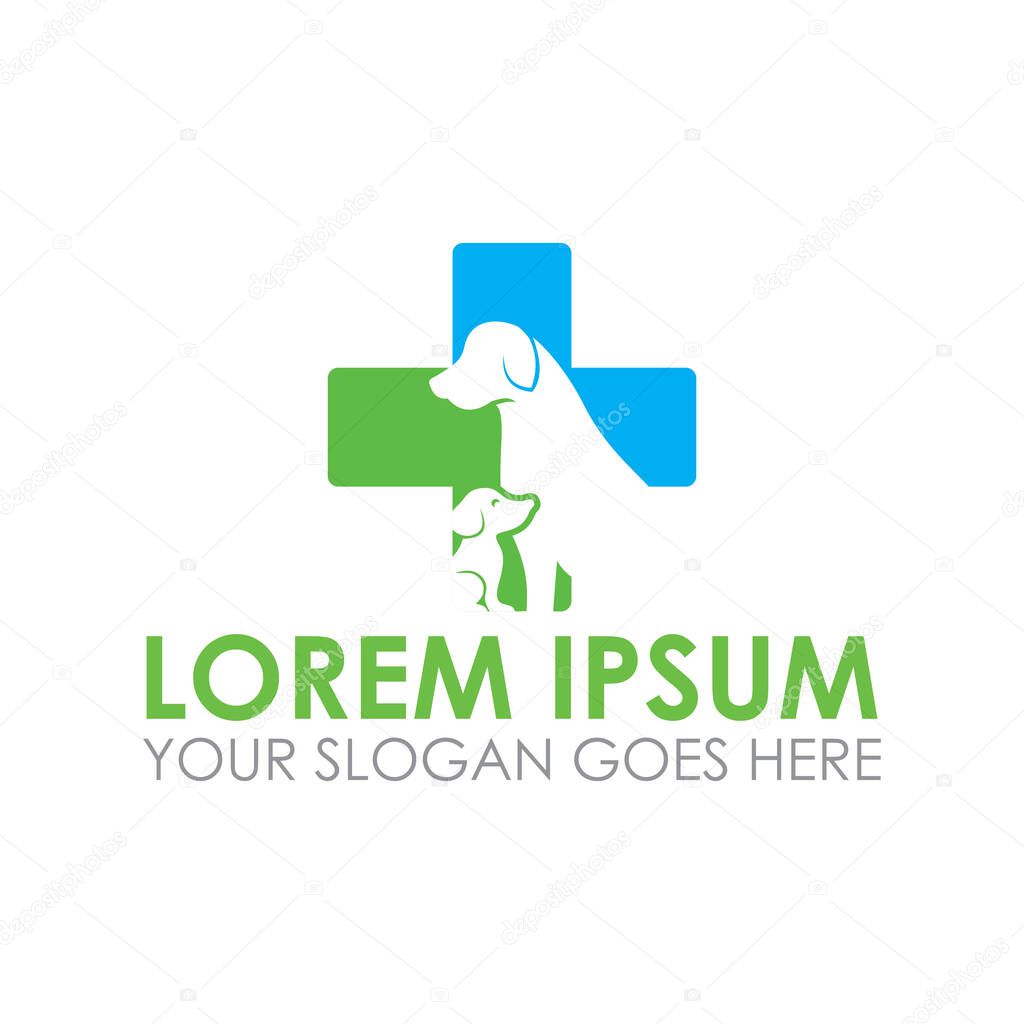 Pet care vector , veterinary logo