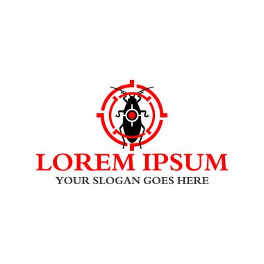 pest kontrol logosu, böcek ilacı logosu