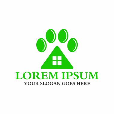 Evcil hayvan logosu, veteriner logosu.