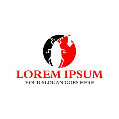pest kontrol logosu, böcek ilacı logosu