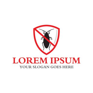 Böcek ilaçlama logosu, böcek ilacı logosu