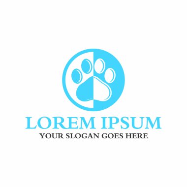 Evcil hayvan bakım logosu, veteriner logosu