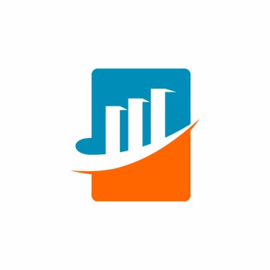 Muhasebe logosu, finansal logo raporu