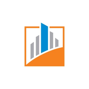 finansal logo, büyüme grafiği logosu
