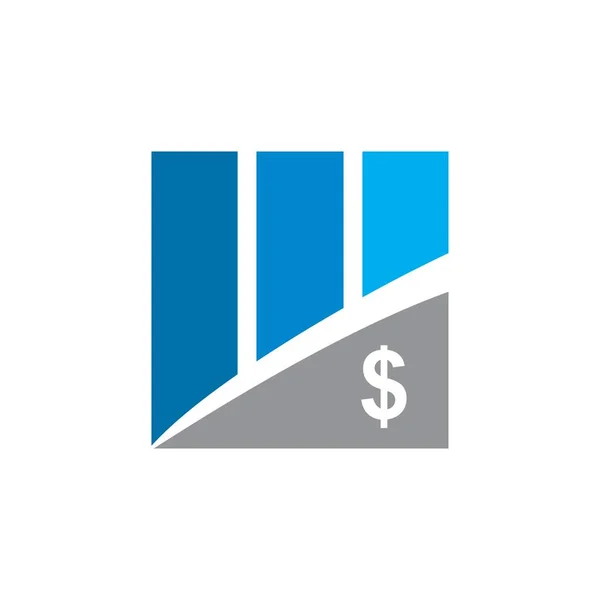 Logotipo Financeiro Vetor Logotipo Contábil — Vetor de Stock