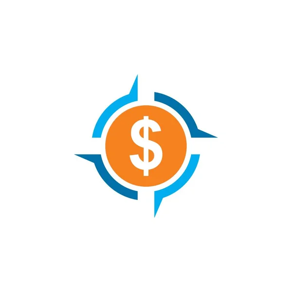 Logotipo Financeiro Vetor Logotipo Contábil — Vetor de Stock