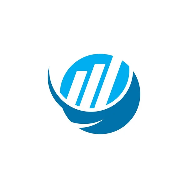 Finance Logo Growth Logo Vector — Vettoriale Stock